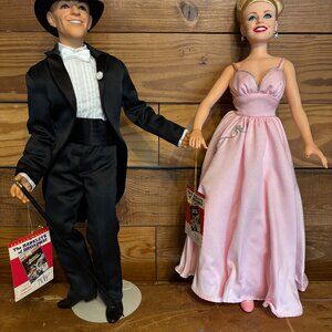 Fred Astaire & Ginger Rogers Collectible 19" Dolls